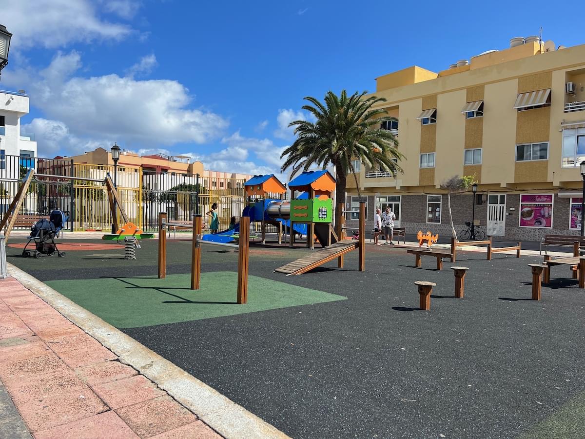 Children playground in Corralejo